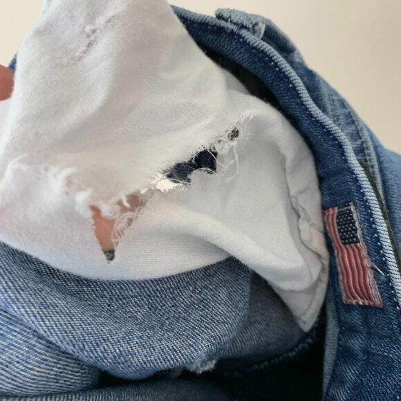 True Religion Halle Mid-Rise Super Skinny Medium Wash Distressed Jeans Size 31 - Picture 10 of 10